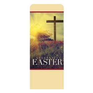 Celebrate Easter Cross 2'7" x 6'7" Sleeve Banners