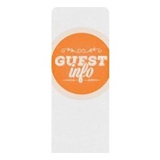 Guest Circles Info Orange 
