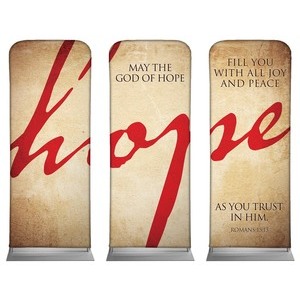 Hope Triptych  2'7" x 6'7" Sleeve Banners