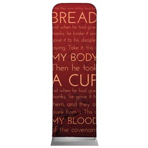 Holy Words Last Supper 2' x 6' Sleeve Banner