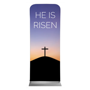He Is Risen Sunrise 2'7" x 6'7" Sleeve Banners