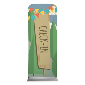 Woodland Friends Check In 2'7" x 6'7" Sleeve Banners