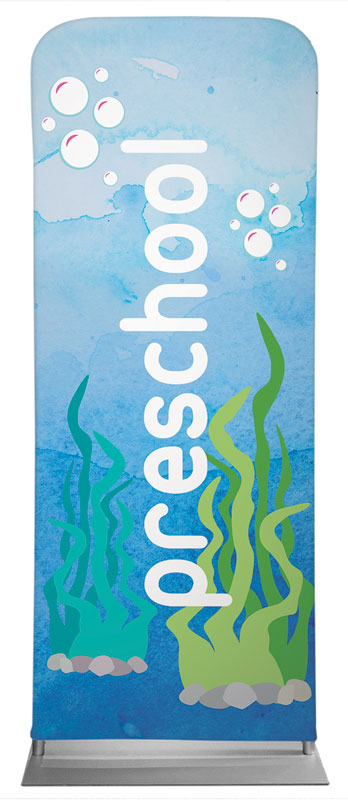 Banners, Children's Ministry, Ocean Buddies Preschool, 2'7 x 6'7