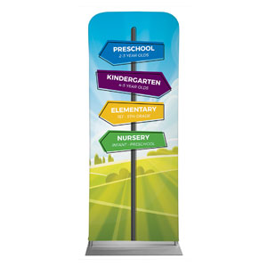 Bright Meadow Directional 2'7" x 6'7" Sleeve Banners