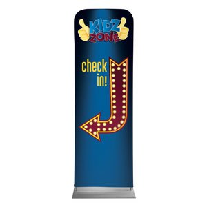 Marquee Check In 2' x 6' Sleeve Banner