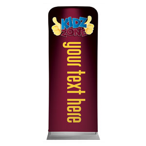 Marquee Your Text Here 2'7" x 6'7" Sleeve Banners