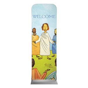 Jesus Storybook Bible 2' x 6' Sleeve Banner
