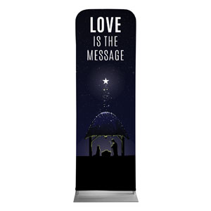 Love Is the Message 2' x 6' Sleeve Banner