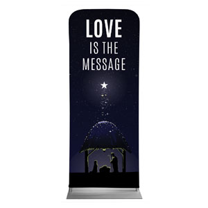 Love Is the Message 2'7" x 6'7" Sleeve Banners