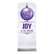 Silver Snow Joy Ornament 