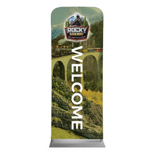 Rocky Railway Welcome 2'7" x 6'7" Sleeve Banners