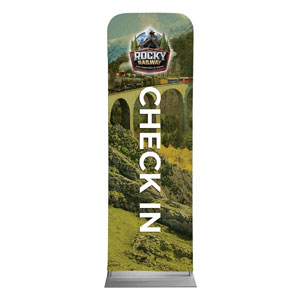 Rocky Railway Check-In 2' x 6' Sleeve Banner