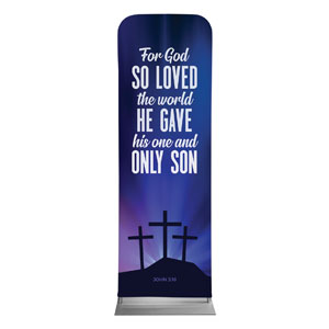 Aurora Lights Celebrate Easter Scripture 2' x 6' Sleeve Banner