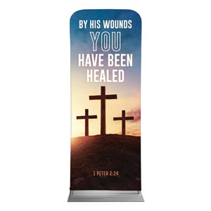 Easter Hope Outline Scripture 2'7" x 6'7" Sleeve Banners