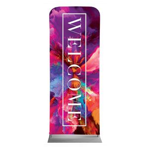 Easter Color Smoke Welcome 2'7" x 6'7" Sleeve Banners