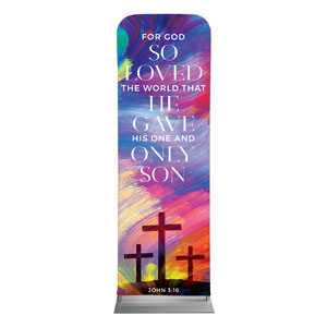 No Greater Love Scripture 2' x 6' Sleeve Banner