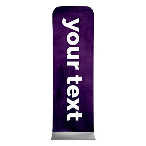 Real Love Crown Your Text 2' x 6' Sleeve Banner