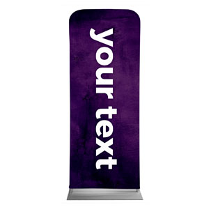 Real Love Crown Your Text 2'7" x 6'7" Sleeve Banners