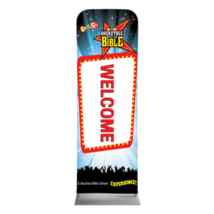 Go Fish Backstage With The Bible Welcome 2' x 6' Sleeve Banner