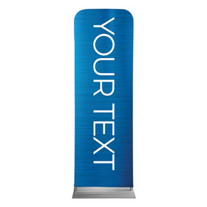 General Blue Your Text 2' x 6' Sleeve Banner