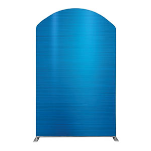 General Blue Backdrop 5' x 8' Curved Top Sleeve