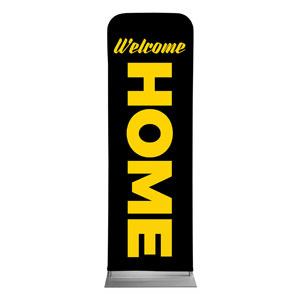 Jet Black Welcome Home 2' x 6' Sleeve Banner