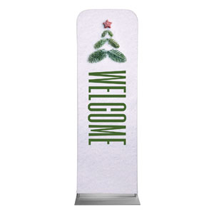 Christmas At Tree Welcome 2' x 6' Sleeve Banner