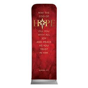 Hope Is Born Star Scripture 2' x 6' Sleeve Banner