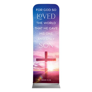 Love Easter Colors Scripture 2' x 6' Sleeve Banner