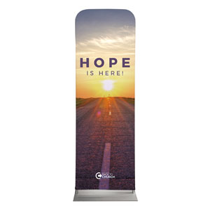 BTCS Hope Is Here 2' x 6' Sleeve Banner