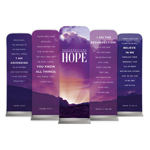 Resurrecting Hope Set 2' x 6' Sleeve Banner