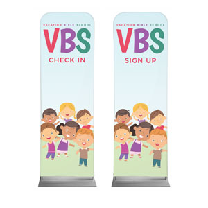 VBS Kids Pair 2' x 6' Sleeve Banner