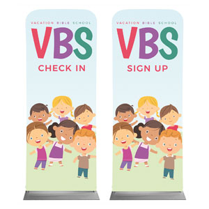VBS Kids Pair 2'7" x 6'7" Sleeve Banners