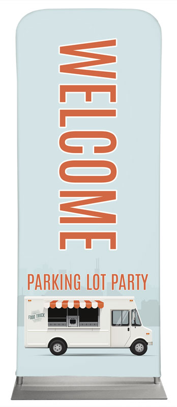 Banners, Summer - General, Parking Lot Party, 2'7 x 6'7