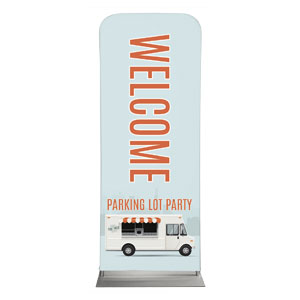 Parking Lot Party 2'7" x 6'7" Sleeve Banners