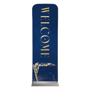 Hope is Here Gold 2' x 6' Sleeve Banner