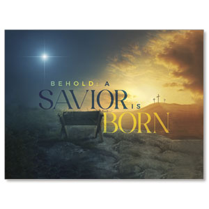 Behold A Savior Is Born Jumbo Banners