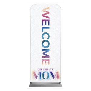 Celebrate Mom Powder 2'7" x 6'7" Sleeve Banners