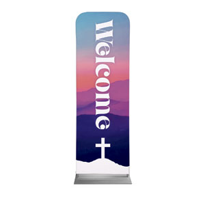 Easter At Mountains 2' x 6' Sleeve Banner