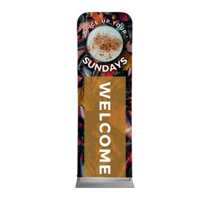 Spice Up Your Sunday 2' x 6' Sleeve Banner
