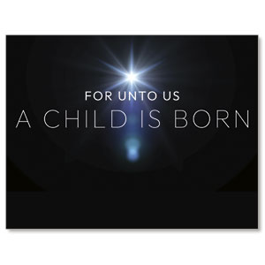 Unto Us A Child is Born Jumbo Banners