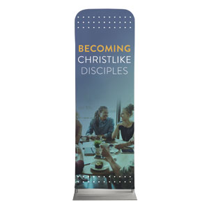 Becoming Christ Like Disciples 2' x 6' Sleeve Banner