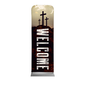 Hope Is Alive Crosses 2' x 6' Sleeve Banner