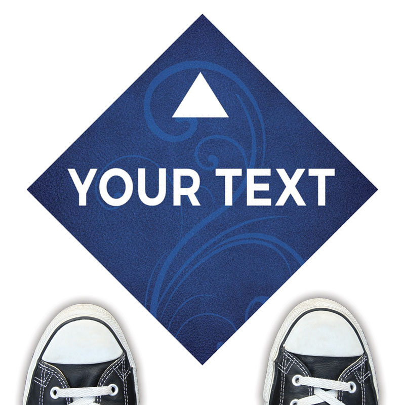 Floor Stickers, Flourish Your Text, 12 x 12