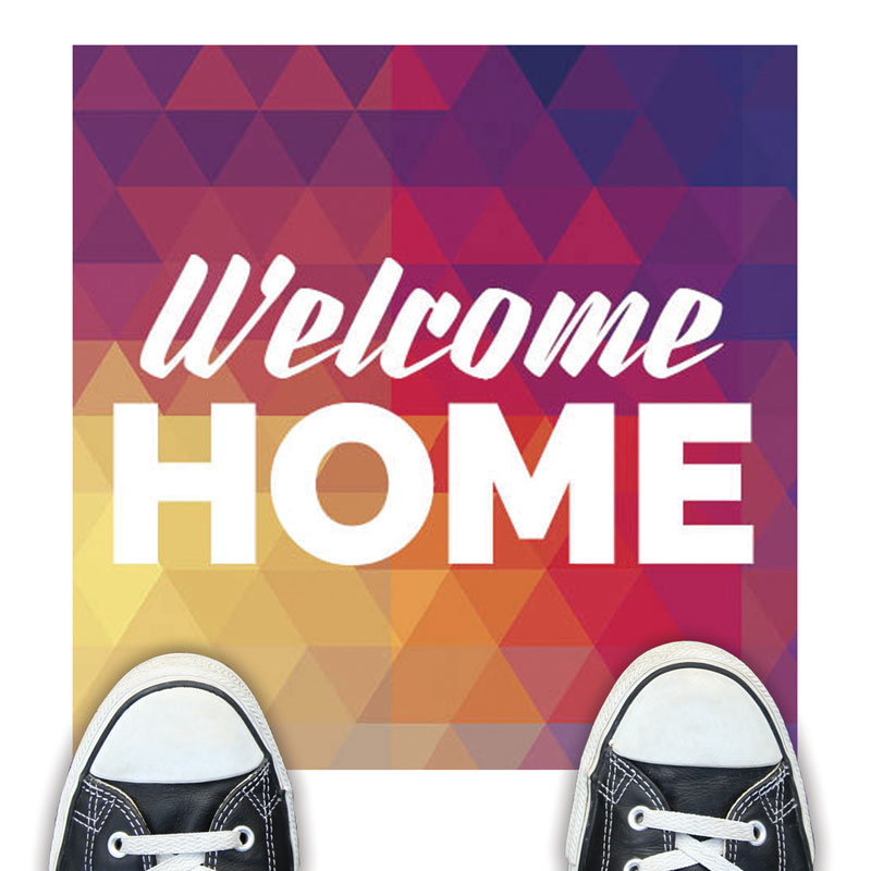 Floor Stickers, Geometric Bold Products, Geometric Bold Welcome Home, 12 x 12