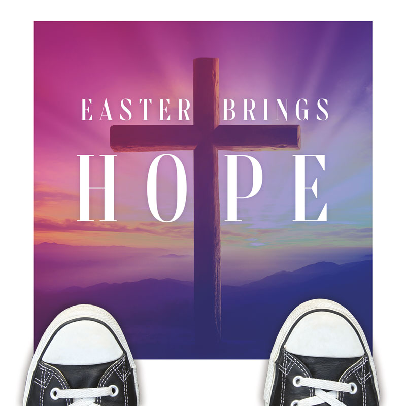 Floor Stickers, Easter, Easter Hope Sunrise, 12 x 18