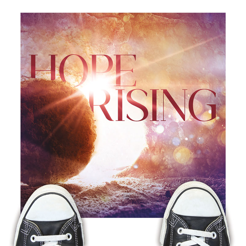 Floor Stickers, Easter, Hope Rising, 12 x 18