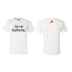Alpha Love Listens T-Shirt Medium 