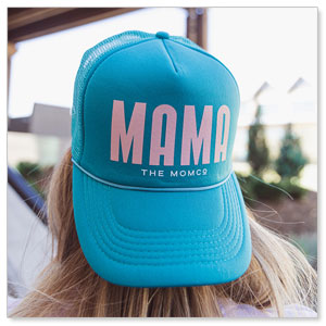 MomCo "MAMA" Trucker Hat - Teal SpecialtyItems