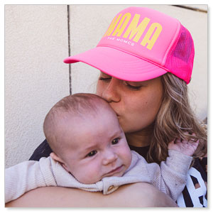 MomCo "MAMA" Trucker Hat - Neon Pink SpecialtyItems